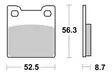 Sbs Jarrupalat Ceramic - Moottoripyörän jarrupalat - D220868 - 1