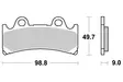 Sbs Jarrupalat Ceramic - Moottoripyörän jarrupalat - D2708 - 2