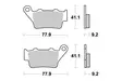 Sbs Jarrupalat Sintered Taakse - Moottoripyörän jarrupalat - D2698 - 1
