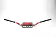 Scar Handlebar O² COLOR Ø28,6 (1 1/8”) - Villopoto/Stewart - RED Bar - BLACK Bar - Moottoripyörän ohjaustangot - D480638 - 1