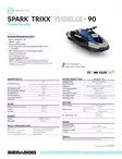 SEA-DOO 25 SPARK 1UP TRIXX 90 SAND/ DAZZLING BLUE - Sea-Doo Rec Lite 2025 - 138708 - 4