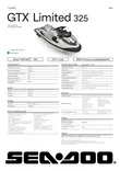 Sea-Doo 26 GTX Limited 325 White Pearl Premium iDF Audio 10.25 in. Touchscreen D - Sea-Doo Touring 2026 - 142718 - 3