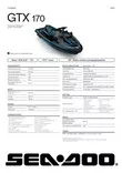 Sea-Doo 27 GTX 170 iDF 10,25" Audio Blue Abyss / Gulfstream Blue - Sea-Doo vesijetti 2027 mallisto - 147008 - 3