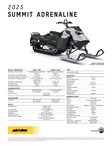SKI-DOO 25 SUMMIT ADRENALINE 146 600R E-TEC ES 64MM LIGHTFLEX - Ski-Doo Syvä lumi 2025 - 137068 - 3