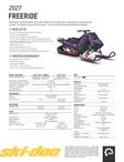 Ski-Doo 27 Freeride 146 850 E-Tec Shot 10,25" 64mm Ultraviolet Metallic - Ski-Doo moottorikelkka 2027 -mallisto - 144438 - 3