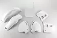 UFO Plastic kit 5-parts Valkoinen 041 CR125 91-92 CR250 90-91 - Moottoripyörän muovisarjat - D402868 - 1