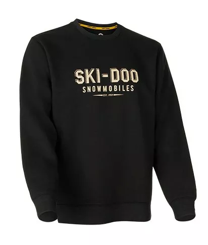 Ski-Doo Vintage Crew Sweatshirt Black - Ski-Doo Vapaa-aika - 141678 - 1