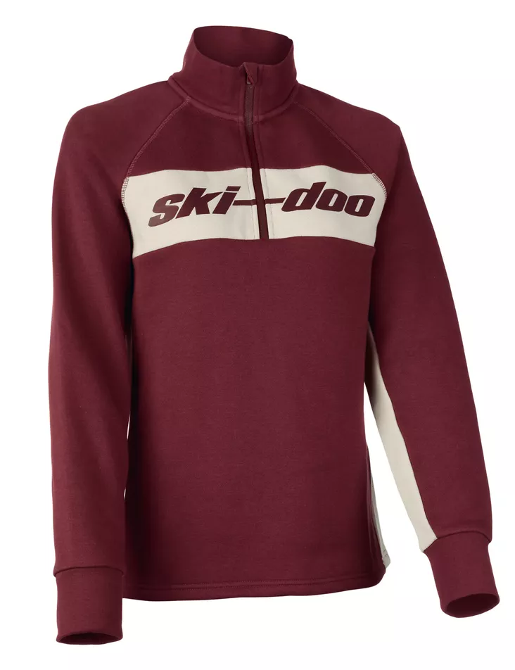 Women's Ski-Doo Heritage 1/4 Zip Wine - Ski-Doo Vapaa-aika - 145808 - 1