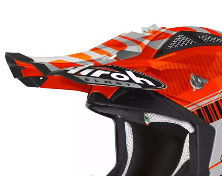 Airoh Aviator 2.3 Lippa Novak chrome orange N/A - Offroad kypärien lipat - D341978 - 1