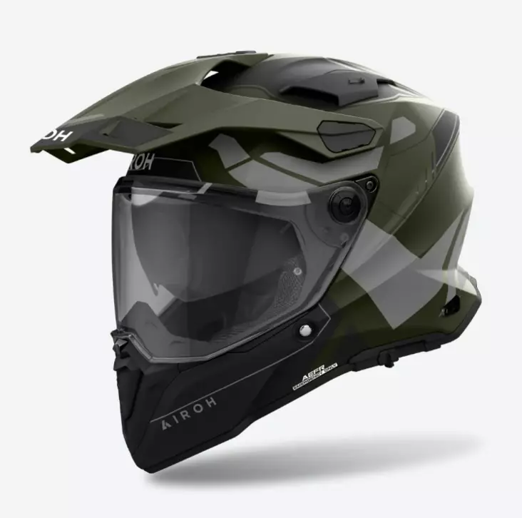 Airoh Kypärä Commander 2 Reveal Vihreä - Adventure-kypärät - D493888 - 1