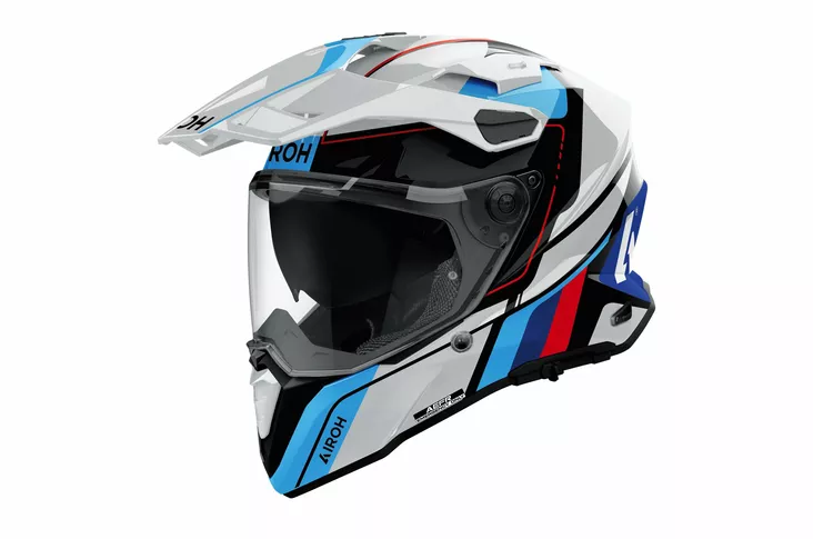 Airoh Kypärä Commander 2 Skip Valkoinen kiiltävä - Adventure-kypärät - D536378 - 1