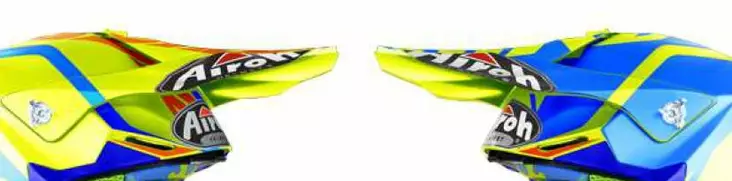 Airoh Twist peak Great azure matt - Offroad kypärien lipat - D266038 - 1