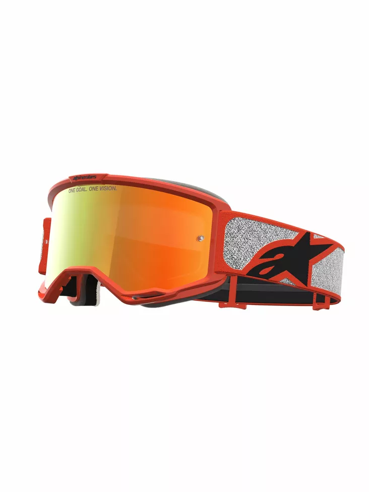 Alpinestars Ajolasit Vision 5 Rora Hopea Oranssi Peili Punainen - Offroad ajolasit - D543998 - 1