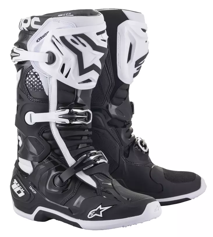 Alpinestars Ajosaapas Tech 10 Musta/Valkoinen - Offroad ajosaappaat - D372128 - 1