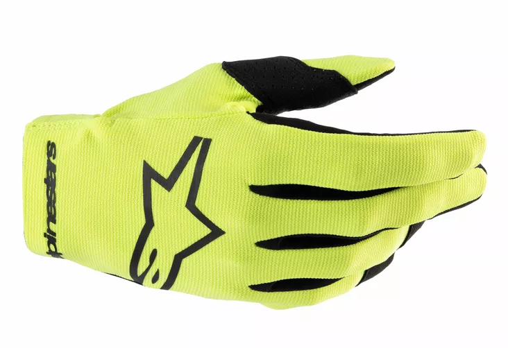 Alpinestars Hanska Radar Keltainen Fluo Musta - Ajohanskat Offroad - D470248 - 1