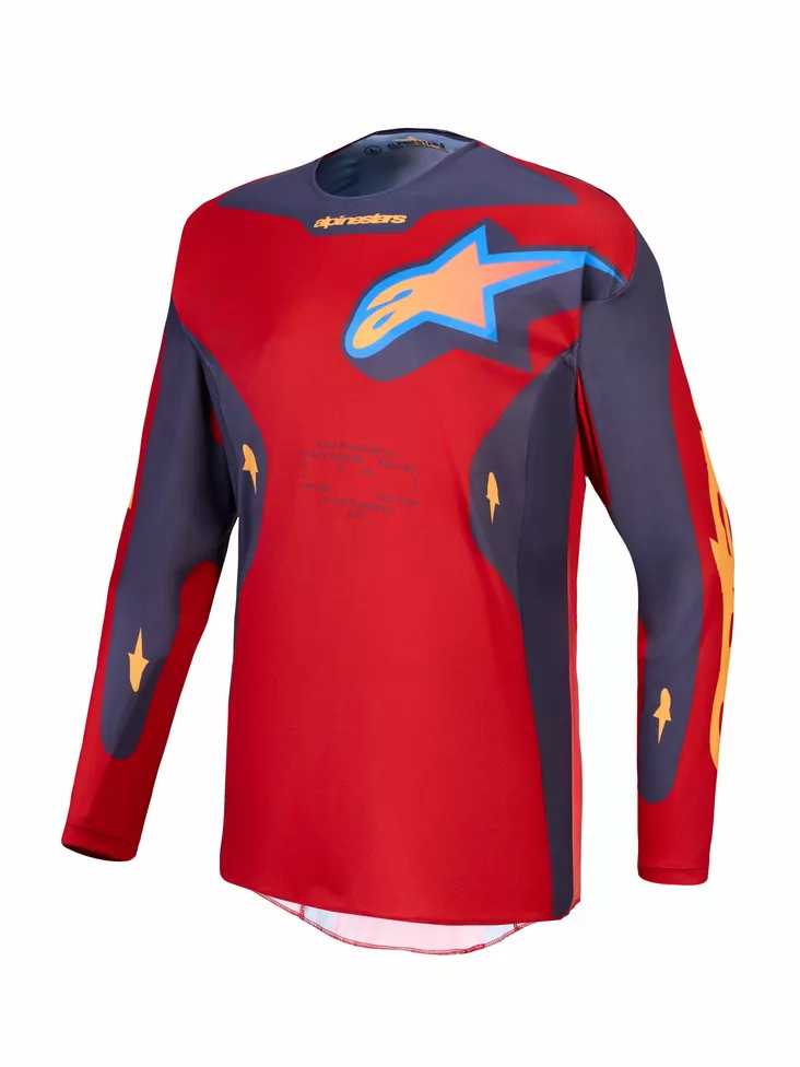 Alpinestars Paita Racer Hunt Punainen/Harmaa/Koralli - Motocross paidat MX - D540968 - 1