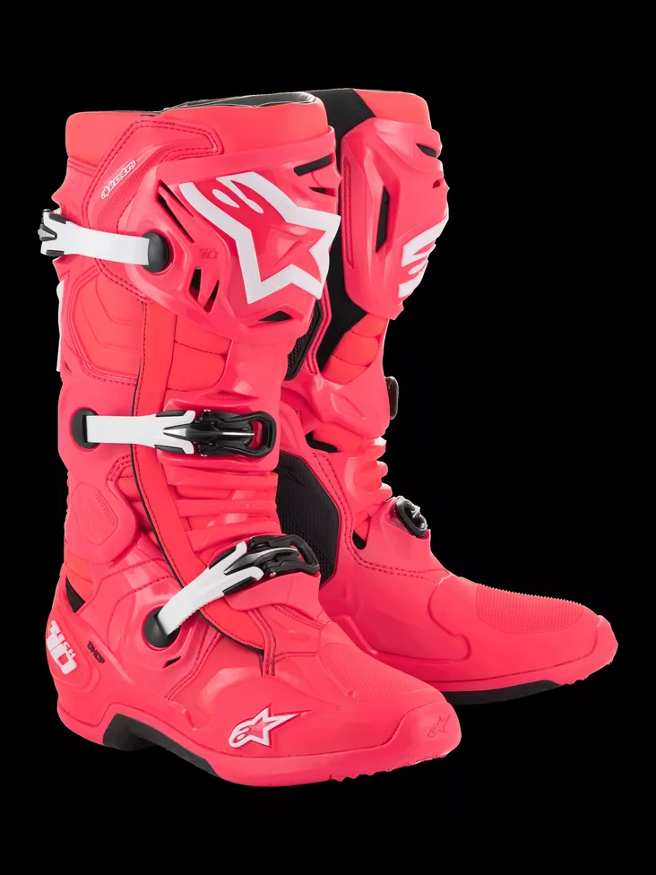 Alpinestars Saapas Tech 10 Diva Pinkki Valkoinen - Offroad ajosaappaat - D495398 - 1