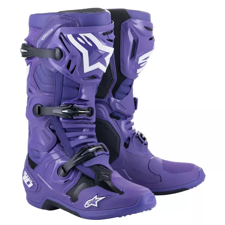 Alpinestars Saapas Tech 10 Violetti/Musta - Offroad ajosaappaat - D494358 - 1