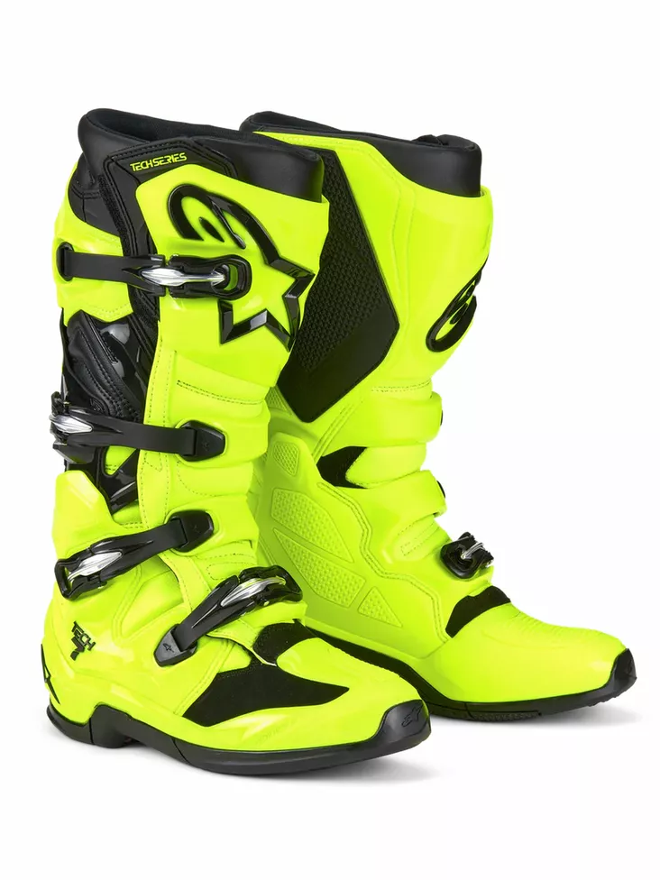 Alpinestars Saapas Tech 7 Keltainen Fluo/Musta, 39 (6) - Offroad ajosaappaat - D495525 - 1
