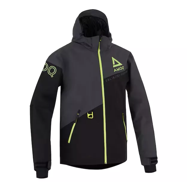 AMOQ Orbit V2 Takki 20K Musta/Harmaa/HiVis - Kelkkavarusteet - 143368 - 1