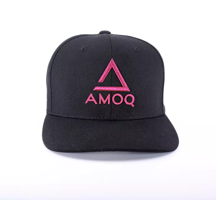 AMOQ Original Snapback Lippis Musta/Pinkki - Pipot & lippikset - D484148 - 1