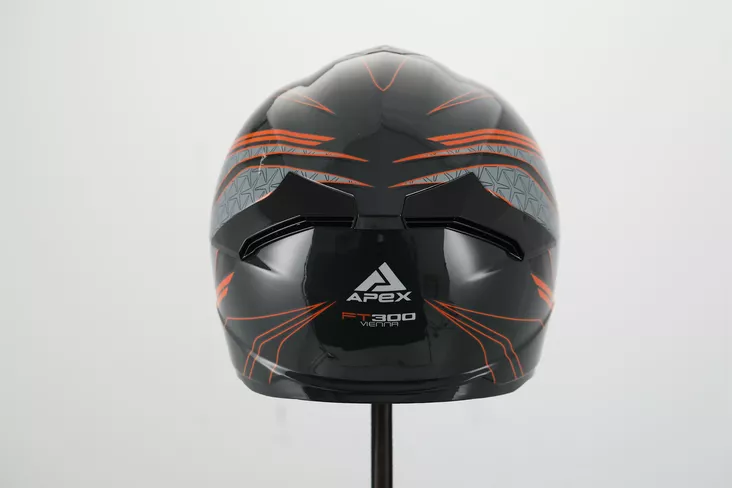 APEX Kypärä FT300 Vienna musta/oranssi - Umpikypärät - D508058 - 1