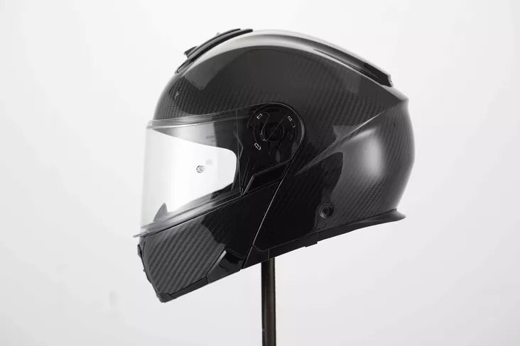 APEX Kypärä MC500 Carbon kiiltävä - Avattavat kypärät - D508048 - 1