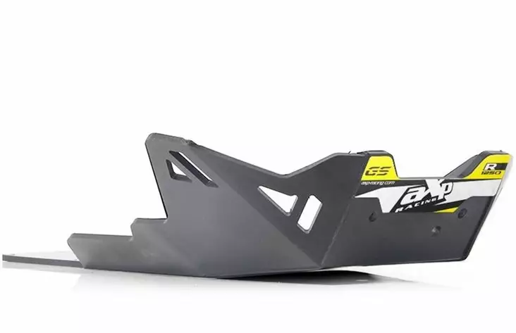 AXP Adventure Skid Plate HDPE 8mm Black/Yellow BMW R1250GS 19-22 - Moottoripyörän pohjapanssarit - D437018 - 1