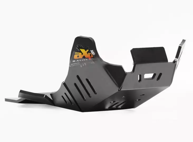 AXP Xtrem HDPE Skid Plate Black Beta 350RR/390RR/430RR/480RR/500RR 23-24 - Moottoripyörän pohjapanssarit - D486238 - 1
