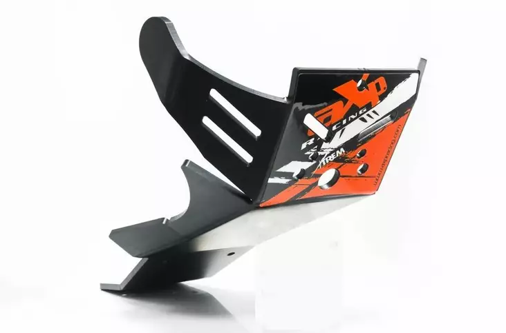 AXP Xtrem HDPE Skid Plate Black KTM/Husqvarna 4-T 16-18 - Moottoripyörän pohjapanssarit - D243638 - 1