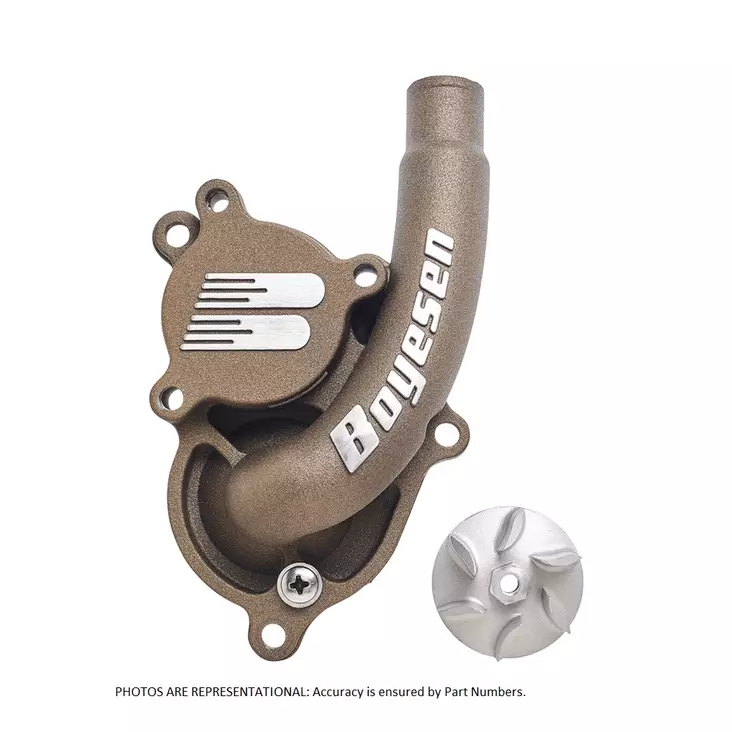 BOYESEN Vesipumppu Supercooler KTM250SX-F 16-350SX-F 16-HVA FC250/350 16- - Moottoripyörän vesipumppu - D228598 - 1