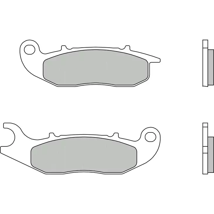 Brembo Jarrupalat Carbon-Ceramic - Moottoripyörän jarrupalat - D122088 - 1