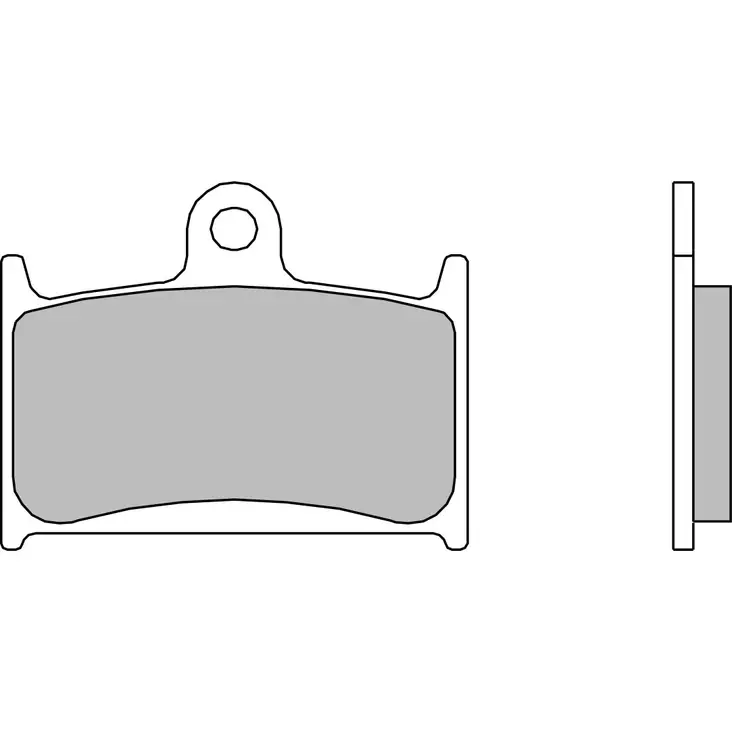 Brembo Jarrupalat Eteen Sintered Road - Moottoripyörän jarrupalat - D83968 - 1
