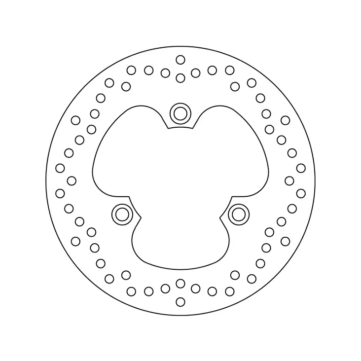 Brembo Serie Oro jarrulevy - Moottoripyörän jarrulevyt - D157428 - 1