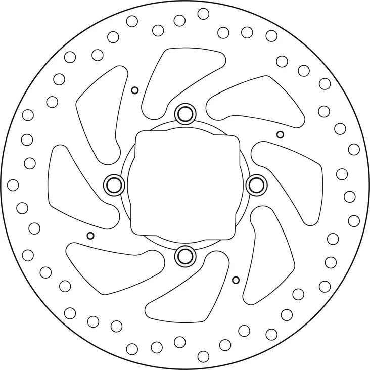 Brembo Serie Oro jarrulevy - Moottoripyörän jarrulevyt - D190928 - 1