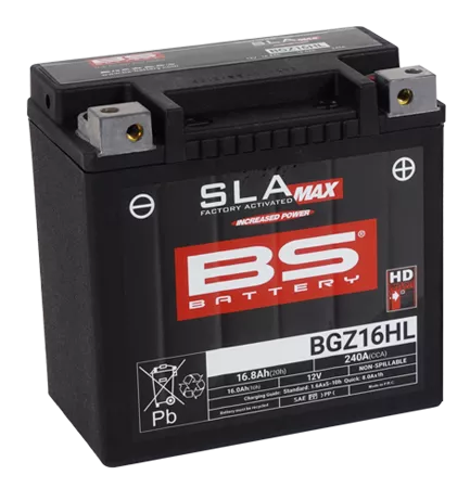 BS Battery BGZ16HL (FA) SLA MAX - Sealed & Activated - Akut - D548798 - 1