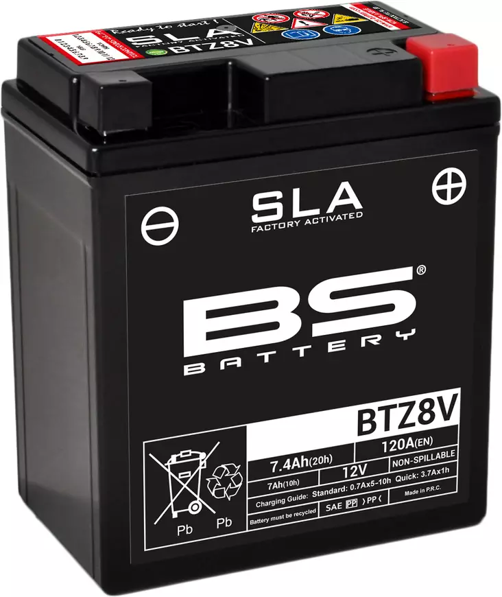 BS Battery BTZ8V (FA) SLA - Sealed & Activated - Akut - D262658 - 1