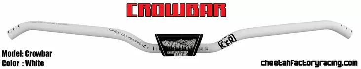 CFR Crow Ohjaustanko Ghost Valkoinen - Moottorikelkan ohjaustangot - D304418 - 1