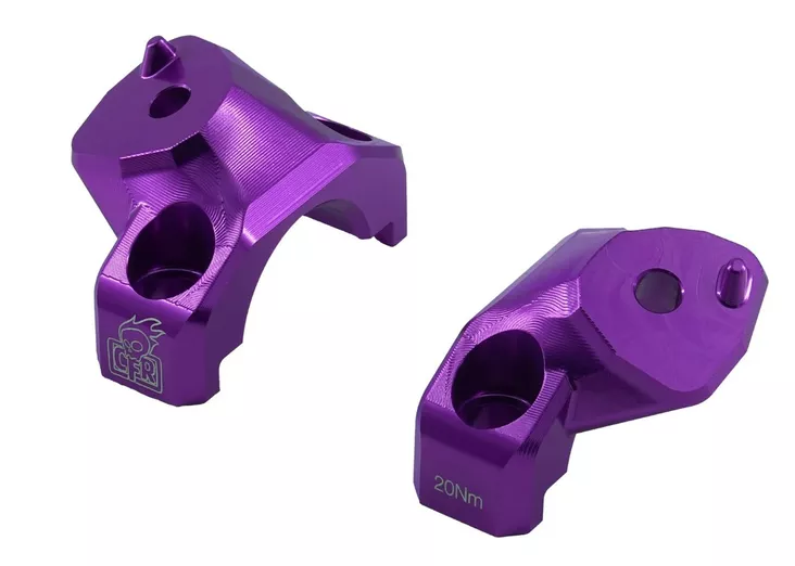 CFR FTP/Knucks V2 Mountain Strap adapter Lila - Moottorikelkan ohjaustangon korotuspalat - D548808 - 1