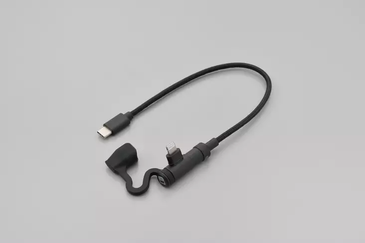 Daytona Latausjohto USB-C -> Lightning - Moottoripyörän matkapuhelintarvikkeet - D406868 - 1