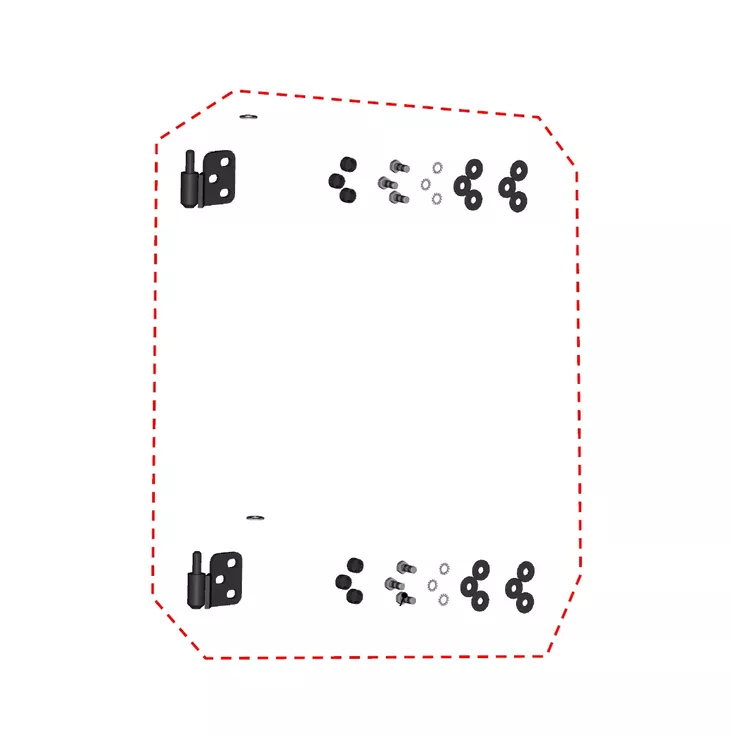 DFK Oven Saranasarja Oikea CFMoto Uforce 600 - DFK varaosat & tarvikkeet - D539498 - 1