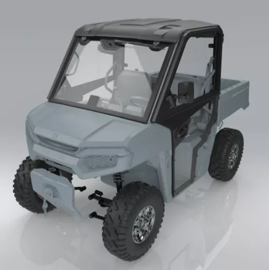 DFK Täysi Ohjaamo (EI KATTO) Lämmöllä + pyyhin/pesin Polaris Ranger 500 2026- - DFK Lämpöhytit - D555148 - 1