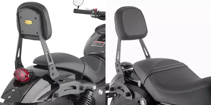 Givi Backrest Keeway V302 C (2023) - Moottoripyörän laukkujen kiinnityssarjat - D498708 - 1