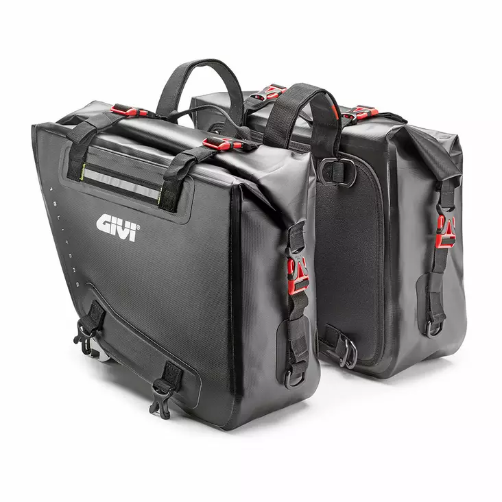 Givi GRT718 Waterproof sivulaukkupari 15lt+15lt - Moottoripyörän pehmeät laukut - D281428 - 1