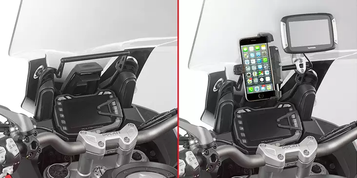 GIVI Mobiilitelineen kiinike Multistrada 950/1200/1260 2015- - Onroad kenkien varaosat - D308778 - 1