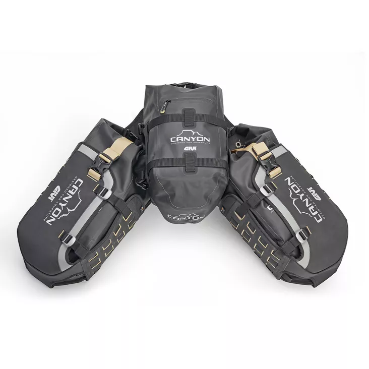 Givi /Saddle Modular Base Canyon Kit - Moottoripyörän pehmeät laukut - D524788 - 1