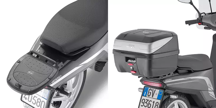 GIVI SPEC.RACK ASKOLL NGS1-2-3 2020 - Moottoripyörän laukkujen kiinnityssarjat - D410458 - 1