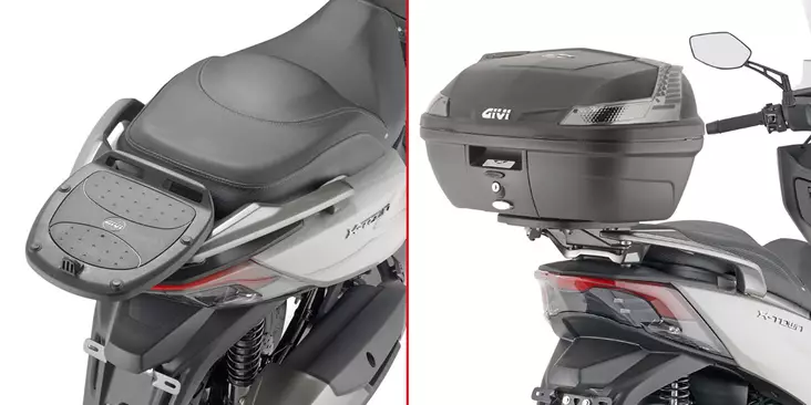 GIVI SPEC.RACK KYMKO X-TOWN 125 - Moottoripyörän laukkujen kiinnityssarjat - D403858 - 1
