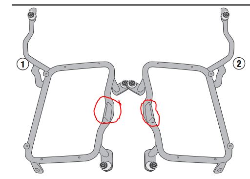 Givi support hook bag - Moottoripyörän laukkujen tarvikkeet - D235708 - 1