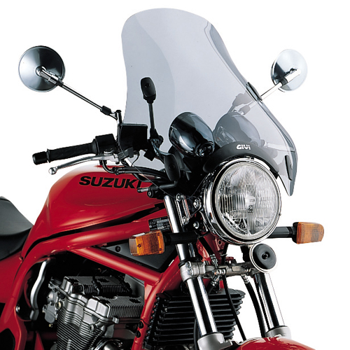 Givi Universal screen with 4 point handlebar smoked 49 x 50 cm (HxW) - Moottoripyörän tuulisuojat - D120958 - 1